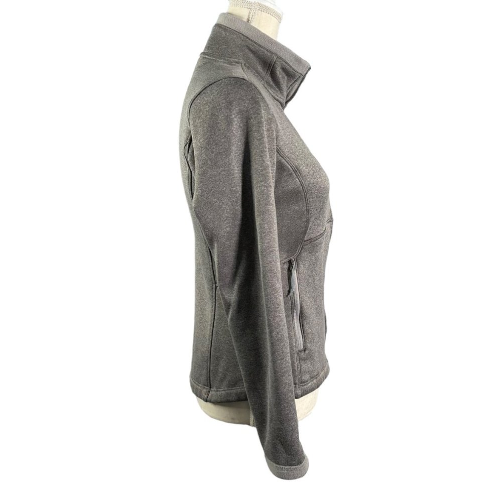 💸 The North Face EUC Grey Agave Lined Jacket Womens Size Small Petite 1376 - Picture 6 of 8